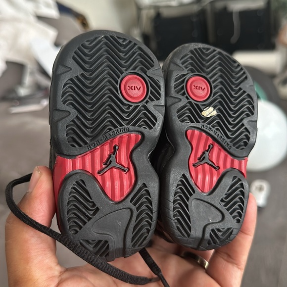 Toddler Jordan 14 last shot size 3c no box - Picture 4 of 5